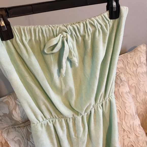 Vintage Mint One Piece Cover Up - Picture 3 of 5